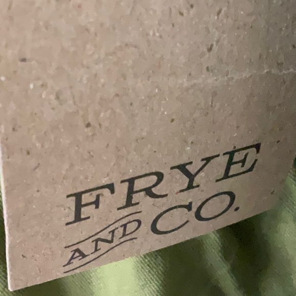 581 - Frye NWT Green and Cream Jacket Size Large - Picture 5 of 7